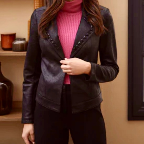 Laura Faux Suede jacket NWT - Picture 5 of 7